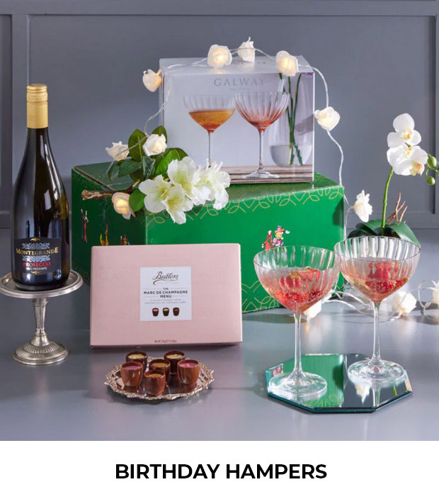 browse our birthday hamper selection of gifts